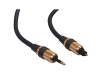 CABLE-624 Cable Optico Profesional de Toslink a 3.5mm 1m.