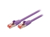 VLCP85221U20 SF/FTP CAT6 cable de red M a M de 2Mts violett