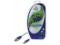 HQSV-4301-5 Cable HDMI-M 19p a mini HDMI-M Dorado v1.4 HS 1.5m