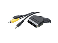 SCART695 Cable Scart-M a SVHS+RCA-M+Jack 3.5mm-M Streo 5m.